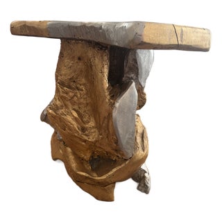 Teak Root Side Table by Made Goods For Sale