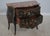 French Vintage French Louis XV Style Chinoiserie Painted Commode Chest For Sale - Image 3 of 18