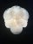 2020s Pair of Glass Wall Sconces 10 Alabaster White Disks For Sale - Image 5 of 11