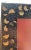 Chinoiserie 4 Panel Screen Red & Gold Lacquer & Black & Gold Border For Sale - Image 9 of 15