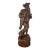 Antique Black Forest Hand-Carved Hunter Figure With Dog, Swiss Folk Art, 19c For Sale