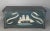 A striking 19th-century American hand-painted pine sea chest featuring a wonderfully graphic maritime scene. The front is...