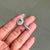 VRJewels 3.72ct Oval Aquamarine Diamond Halo Stud Earrings in 14k Gold- 2 Pieces For Sale In New York - Image 6 of 15