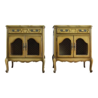Vintage French Provincial Nightstands - a Pair For Sale