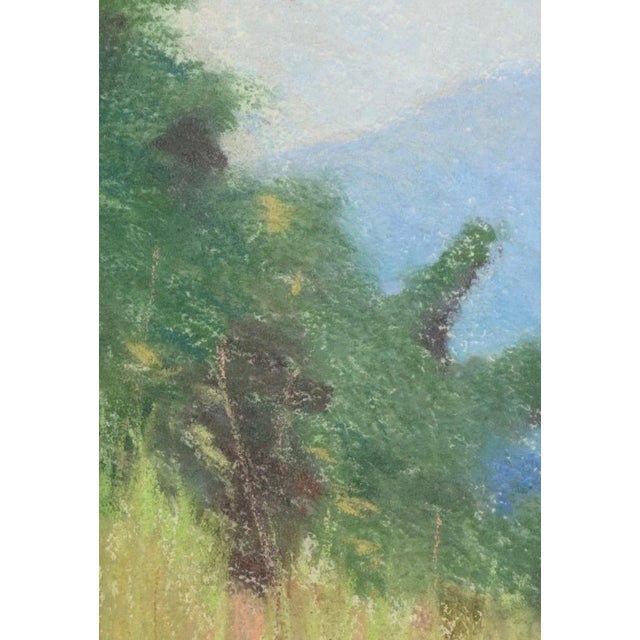 Larry Horowitz, Large Pastel Landscape Purple Mountains Landscape American Modernist Painting, 1988 For Sale - Image 15 of 16