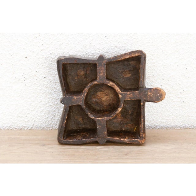 Wood Farmhouse Hand Carved Spice Tray For Sale - Image 7 of 8