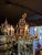1980s Vintage Brass & Crystal Eight Light French Style Chandelier Pineapple Motif For Sale - Image 5 of 12
