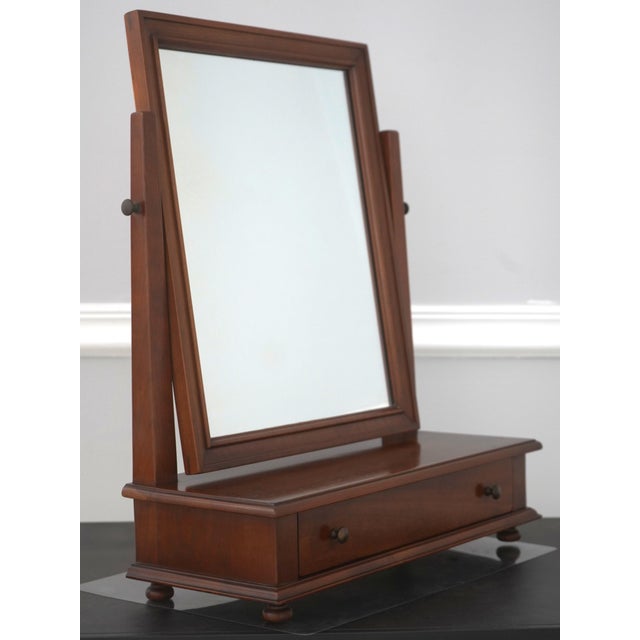 Age: Approx: 50 Years Old Details: Cherry Bun Feet High Quality Construction Solid Brass Hardware Pivots On Arms Offered @...
