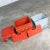 Vintage Asian Accent Table Removable Ice Chest Chinese Red Lacquer and Brass on Hoof Foot Base For Sale - Image 12 of 14