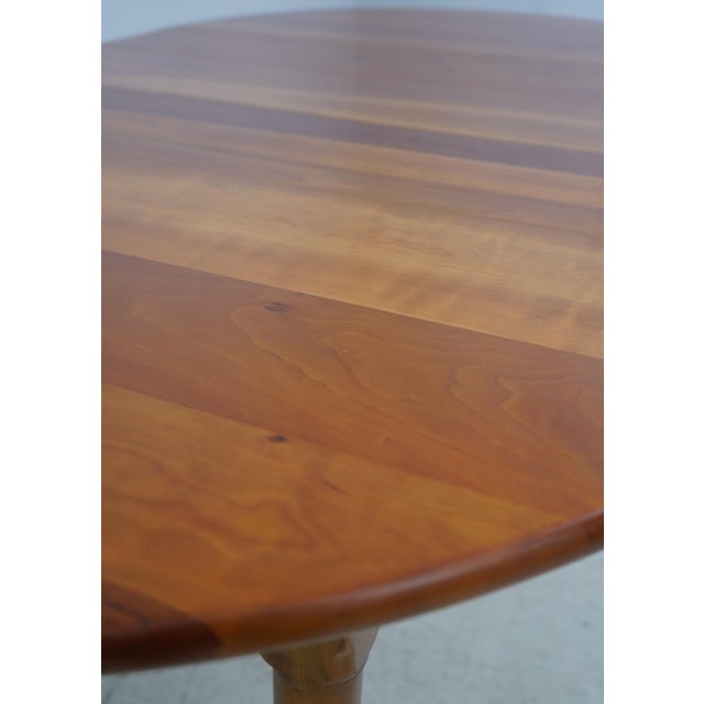 Stickley Cherry Valley Round Dining Room Table For Sale - Image 15 of 18