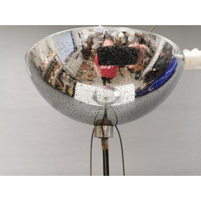 Silver Vintage UFO Hanging Lamp from Arteluce, 1990s For Sale - Image 8 of 11