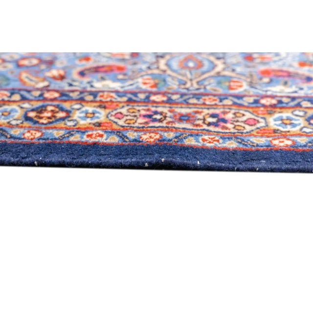 Red Vintage Khorasan Rug 7'0" X 8'5'' For Sale - Image 8 of 12