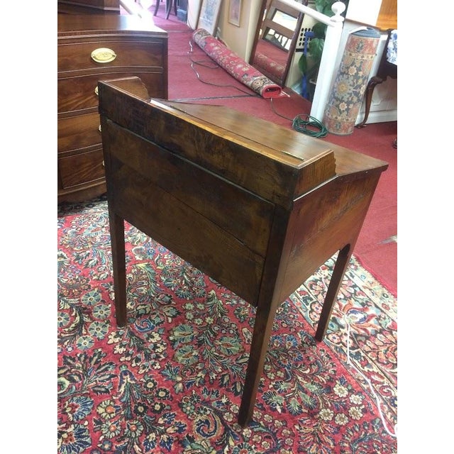 Antique Plantation Desk, Rustic Walnut Desk For Sale - Image 9 of 13