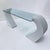 Postmodern 1980s Postmodern Curved Plaster Console Table For Sale - Image 3 of 6