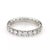 Contemporary Cartier Destinee Eternity Ring 1.46ct Diamond Platinum Size 50 w/Paper For Sale - Image 3 of 5