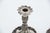 Silver Candlesticks with Circular Bases, Set of 2, in Good conditions.