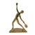 Mid Century Modern Abstract Brass Tennis Player Bookend Set of 2 For Sale - Image 9 of 14