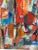 Paper Colourful Red, Blue and Yellow Abstract Painting by Vahan Yervadyan For Sale - Image 7 of 12
