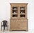 Late 19th century buffet or display cabinet. Crafted from solid oak. Ready for everyday use. Two-part oak body with...