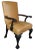 Antique 19th C English Chippendale Arm Chair Carved Mahogany Leather Ball Claw For Sale - Image 13 of 13