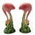 Modern 1987 Ceramic Flamingo Tropical Candle Holder Pair by Ronnie's Ceramic Company For Sale - Image 3 of 6