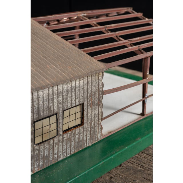 Forest Green Vintage Architectural Salesman Sample Farm Building by Cutler For Sale - Image 8 of 13