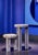Wood Bamboo and Marble Carrara Side Table Inlay by Reda Amalou Design For Sale - Image 7 of 8