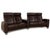 Modern Arion Leather Four Seater Sofa in Dark Brown from Stressless For Sale - Image 3 of 14