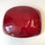 Vintage Mid-Century Red Murano Glass Style Bowl With Gold Flecks For Sale - Image 10 of 10