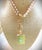 Vintage Four Photo Etched Locket, Pink Pearl Chain, Faceted Pacific Opal Stone, Lobster Claw For Sale In New York - Image 6 of 12