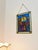 Glass Hanging Stained Glass Window with Knightly Motif and Castle in Colored Glass For Sale - Image 7 of 8