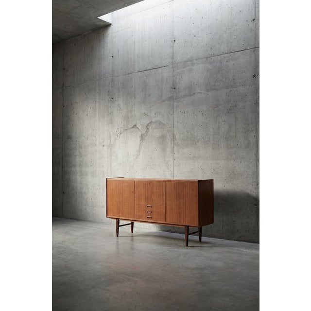 Mid-Century Scandinavian Modern Teak Sideboard with Drawers, 1960s For Sale - Image 13 of 18