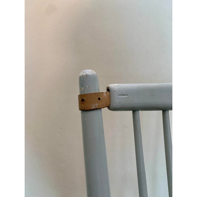 Mid-Century Modern 1970s. Rocking Chair Mid- Century Danish Rocking Chair in the Manner of Niels Eilersen For Sale - Image 3 of 12