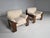 Sapporo lounge chairs, mario marenco, mobil girgi. This pair of sapporo lounge chairs represents the distinctive elegance...