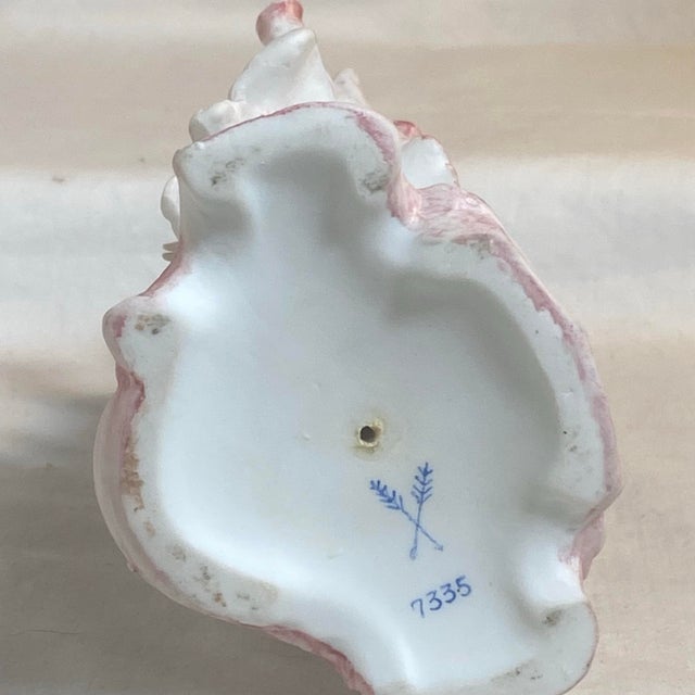 1960s Arnart Creations Cherub Porcelain Candlesticks- a Pair For Sale - Image 9 of 12