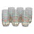 Mid 20th Century Southwestern Mid Century Glass Tumblers, Set of 6 For Sale