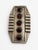 Art Deco Revival Geometric Bronze Brooch with Ruby-Red Crystals from Erte, 1980s For Sale - Image 6 of 9