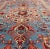 Textile Antique Sivas Fine Rug With Blue Background Wine Border and Intricate Design For Sale - Image 7 of 11