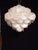 Vintage Alabaster White Murano Disc Chandelier from Mazzega, Venice, Italy, 1981 For Sale - Image 3 of 9