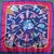 Gothic Hermes Paris Carre 90 Hello Dolly Dolls Print Blue Pink 100% Silk Scarf For Sale - Image 3 of 12