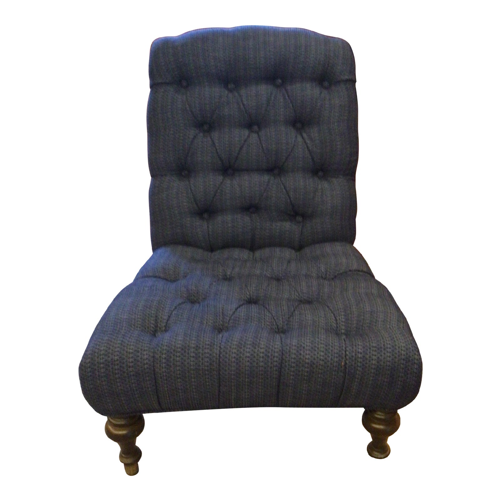 Contemporary Perennials Fabric/ Lee Industries Slipper Chair Chairish