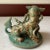 Late 19th Century Antique Glazed Stoneware Foo Dog With Impressed Marking – Likely Chinese or Japanese Origin For Sale - Image 5 of 9