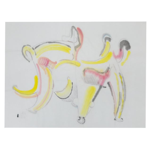 Yellow Banana Improvisation - Robert Lohman, C. 1981 For Sale - Image 8 of 8