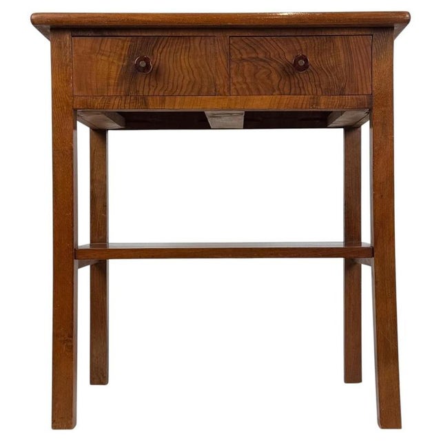Antique English Edwardian Teak Side Table For Sale - Image 13 of 13