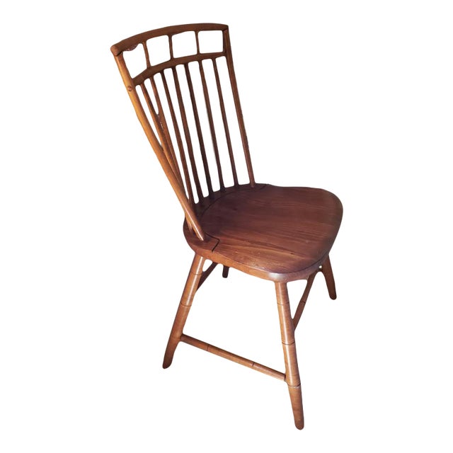 Vintage Hagerty Cohasset Colonial Maple Birdcage Windsor Chair Chairish