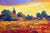 Oil Painting Sunset Over the Village Boris Serdyuk For Sale