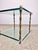 Mid 20th Century Brass & Glass End / Side Table Attributed to Baker Furniture For Sale - Image 9 of 11