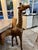 Late 20th Century Oversized Handcrafted Leather Giraffe Sculpture For Sale In West Palm - Image 6 of 6