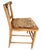 Antique Exquisite Spindle Back Chair with Linen Seat and remarkable Painted Natural Aged Patina A delightful antique...