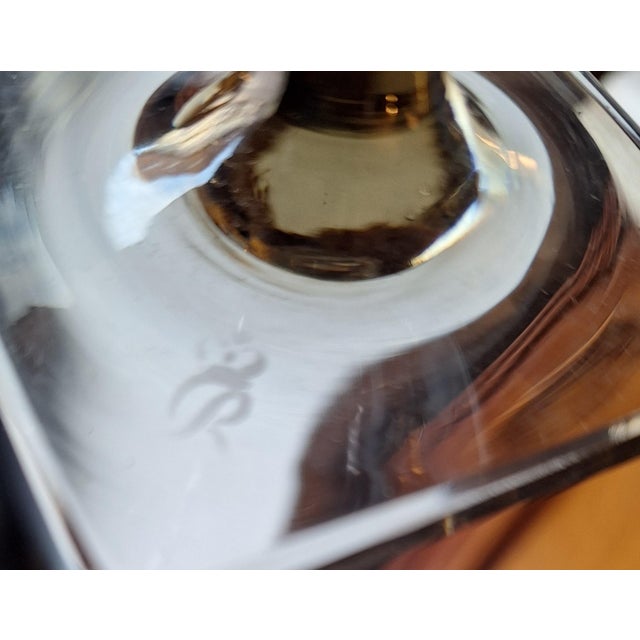 Rosenthal Linear Smoke Series Flute Glasses by G.B. Jensen for Rosenthal, 1960s, Set of 6 For Sale - Image 4 of 5